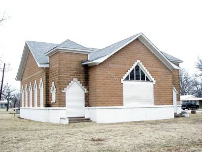 Closed Presbyterian Church in Tuscola Texas