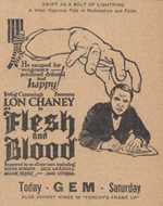 Lon Chaney in Flesh and Blood