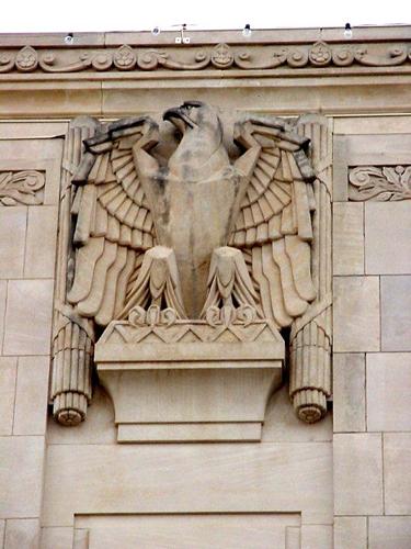 Graham TX Young County Courthouse Eagle 