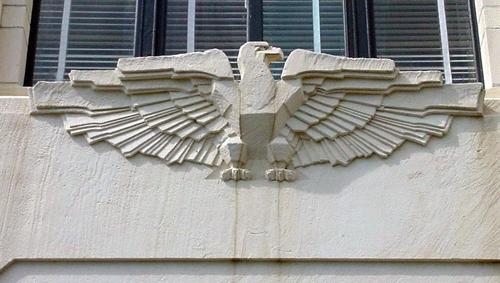 Texas Liberty County Courthouse Eagle