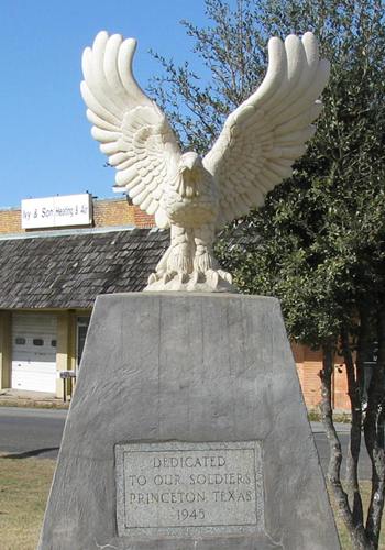 Princeton Texas 1945 memorial