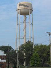 Pittsburg, Texas water tower