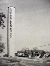 Schulenburg, Texas standpipe vintage photo