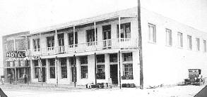 Weslaco Texas historic photo of first hotel in Weslaco Texas