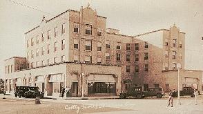 historic photo of Cortez Hotel in Weslaco Texas