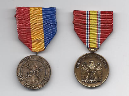 Medals - Faithful Service, Texas National Guard, National Defense