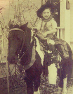 Boy on horseback