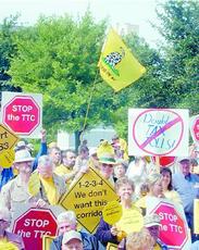 Rally opposing Trans-Texas Corridor