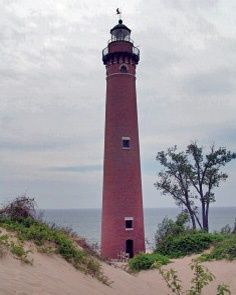 Lake Michigan Lighthouse Little Sable Point Silver Lake, MI