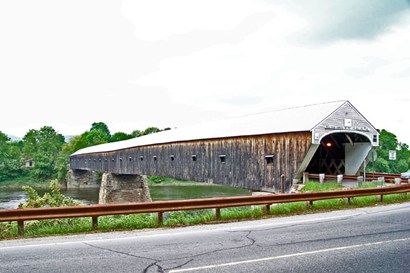 Vermont - Cornish Windsor Covered Bridge, Connecticut River