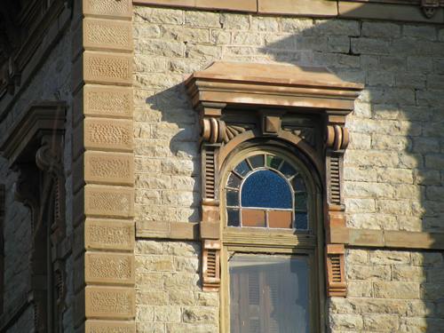 Decatur TX Former Waggoner Mansion Window 