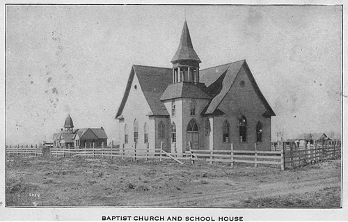 Barstow TX - Baptist Church & Schoolhouse