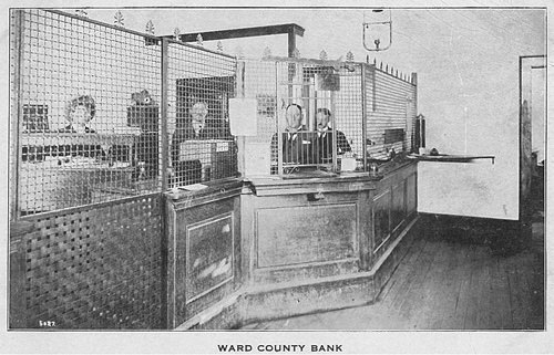 Barstow TX - Ward County Bank interior