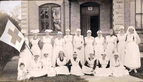 TX Colorado County , Columbus Women - Red Cross Volunteers 1917 