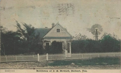 Dalhart TX,  Residence of J. B. Howard