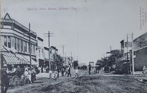 Dalhart TX, Dallam County - Dalhart Section Main Street