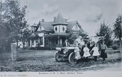 Dalhart TX W. J. Blair Family &amp; Residence