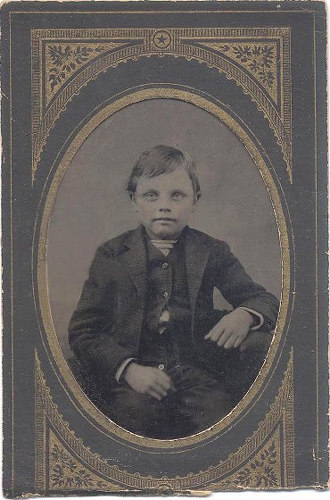 McLennan County, Texas - Grandfather Bud Marable as Young Boy 1880