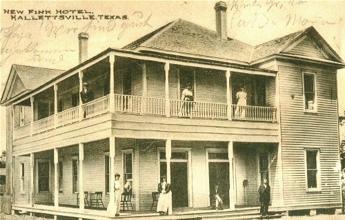 Hallettsville TX - Fink Hotel