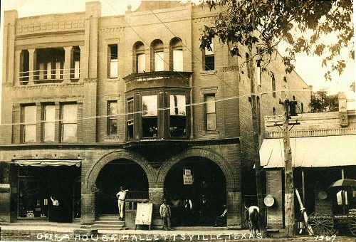 Hallettsville TX Opera House, built 1896