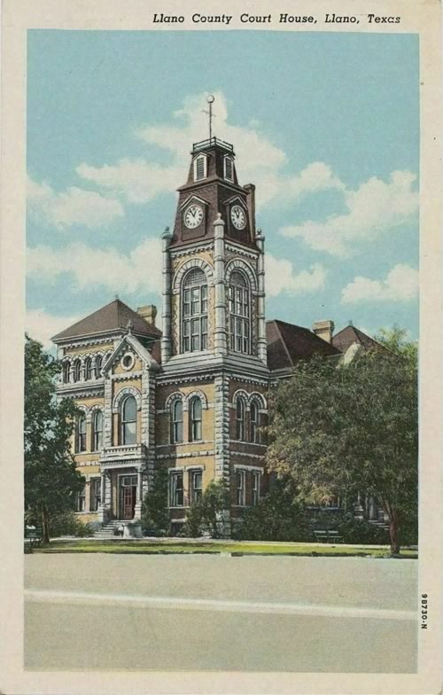 Llano TX - Llano County Courthouse 