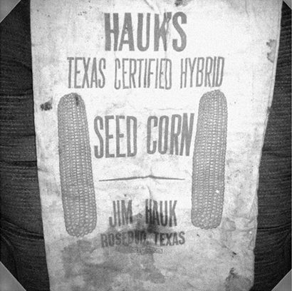 Rosebud TX - Hauk's Hybrid Seed Corn Sack