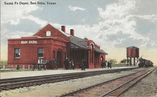 San Saba TX -  Santa Fe Depot