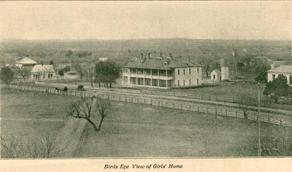 TX - Thorp Springs Christian College - Birds Eye View of Girls' Home 