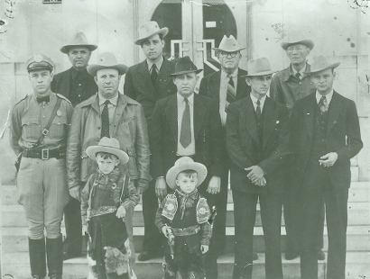 Texas 1950s Wharton County Officials