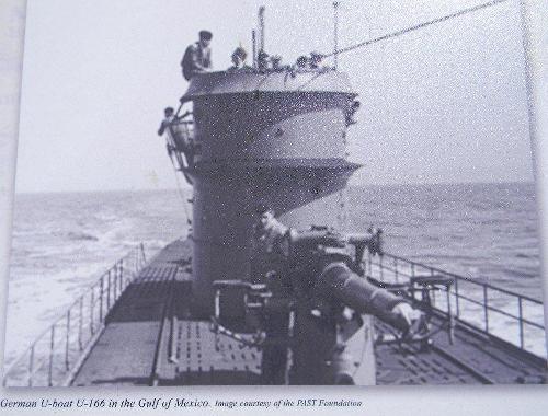 German U Boat in Gulf of Mexico