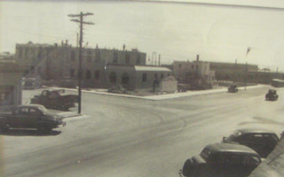 Texas 1948 Crane County Courthouse under cnstruction