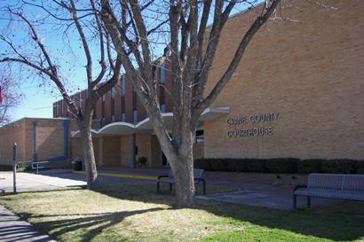 TX -  Crane County Courthouse