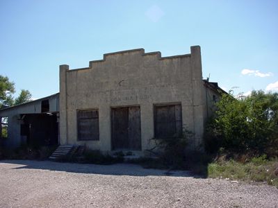 Old mercantile store in Dryden Texas
