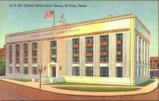 Remodeled El Paso County Courthouse, 1950s