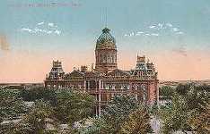El  Paso courthouse, Texas old photo