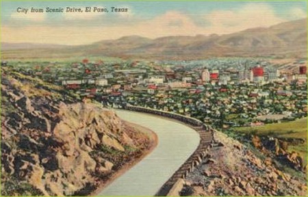 El Paso TX Scenic Drive View 