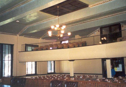 Fort Davis, Texas - Jeff Davis County Courthouse district courtroom, Fort Davis Texas