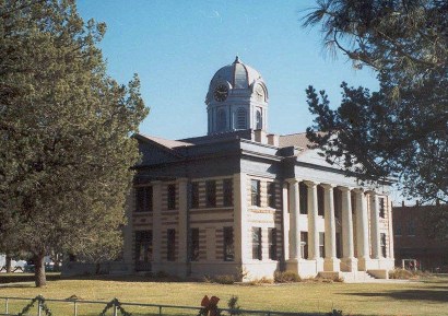 Fort Davis, Texas - Jeff Davis County Courthouse SW view