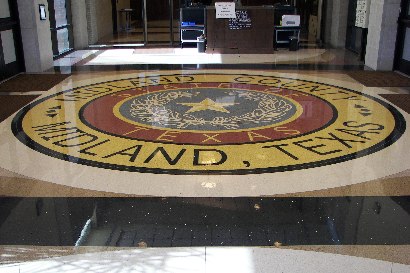 TX - Midland County Courthouse  county seal