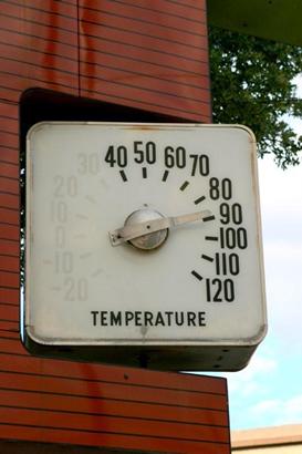 Pecos, Texas thermometer