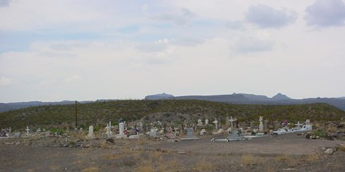 Distance view from Redford Cemetery, West Texas