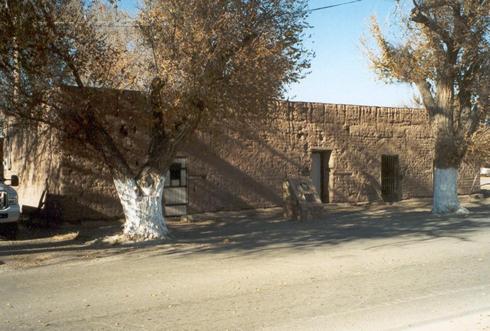 Old El Paso County jail in the first county seat of San Elizario Texas