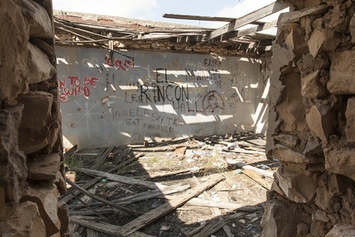 Shumla TX Motel Ruins  Interior