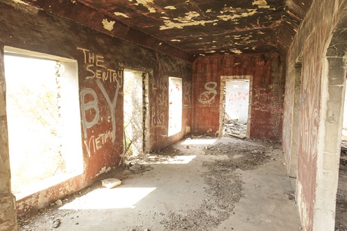 Shumla TX Motel Ruins  Interior