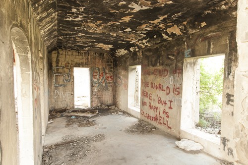 Shumla TX Motel Ruins  Interior