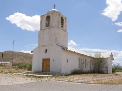 Sierra Blanca, TX - Closed church