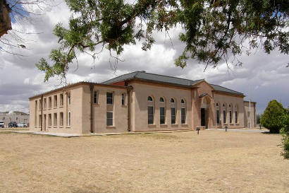 Sierra Blanca, TX - Hudspeth County Courthouse, restored 