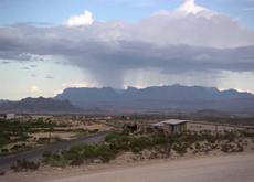 Storm over Terlingua