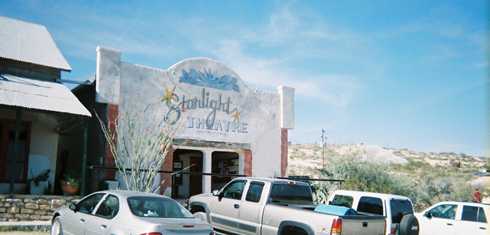 Starlight Café  Terlingua Texas