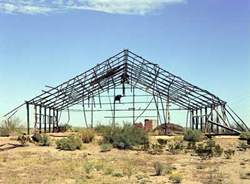 Ruin of a barn, Varhalen, Texas